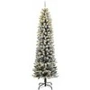 Dirbtinė Kalėdų eglutė su 150 LED lempučių ir sniegu, 150cm