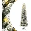 Dirbtinė Kalėdų eglutė su 300 LED lempučių ir sniegu, 180cm