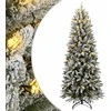 Dirbtinė Kalėdų eglutė su 300 LED lempučių ir sniegu, 180cm