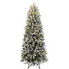 Dirbtinė Kalėdų eglutė su 300 LED lempučių ir sniegu, 180cm