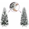 Dirbtinė Kalėdų eglutė su 300 LED lempučių ir sniegu, 210cm