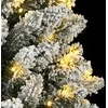 Dirbtinė Kalėdų eglutė su 300 LED lempučių ir sniegu, 180cm