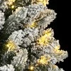 Dirbtinė Kalėdų eglutė su 300 LED lempučių ir sniegu, 240cm
