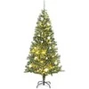 Dirbtinė Kalėdų eglutė su 300 LED/žaisliukais ir sniegu, 210cm