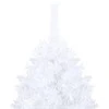 Dirbtinė Kalėdų eglutė su žaisliukais, balta, 120cm, PVC