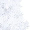 Dirbtinė Kalėdų eglutė su žaisliukais, balta, 120cm, PVC