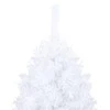 Dirbtinė Kalėdų eglutė su žaisliukais, balta, 150cm, PVC