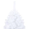Dirbtinė Kalėdų eglutė su žaisliukais, balta, 180cm, PVC