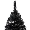 Dirbtinė Kalėdų eglutė su žaisliukais, juoda, 240cm, PVC
