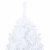 Dirbtinė Kalėdų eglutė su storomis šakomis, balta, 240cm, PVC