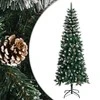 Dirbtinė Kalėdų eglutė su stovu, žalios spalvos, 240cm, PVC