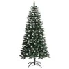 Dirbtinė Kalėdų eglutė su stovu, žalios spalvos, 120cm, PVC