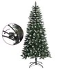 Dirbtinė Kalėdų eglutė su stovu, žalios spalvos, 120cm, PVC