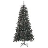 Dirbtinė Kalėdų eglutė su stovu, žalios spalvos, 240cm, PVC