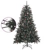 Dirbtinė Kalėdų eglutė su stovu, žalios spalvos, 120cm, PVC