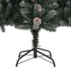 Dirbtinė Kalėdų eglutė su stovu, žalios spalvos, 240cm, PVC