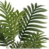 Dirbtinė palmė su trimis kamienais, žalios spalvos, 85cm, PP