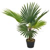 Dirbtinė palmė su vazonu, 70 cm, žalias