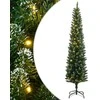 Dirbtinė siaura Kalėdų eglutė, 150 LED, 120cm