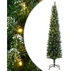 Dirbtinė siaura Kalėdų eglutė, 300 LED, 180cm