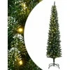 Dirbtinė siaura Kalėdų eglutė, 300 LED, 240cm