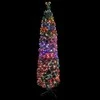 Dirbtinė siaura Kalėdų eglutė su stovu, 150cm, optinis pluoštas