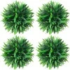 Dirbtiniai buksmedžio krūmai, 4vnt., 15cm, rutulio formos