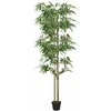Dirbtinis bambukas, žalios spalvos, 150cm, 988 lapai