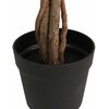 Dirbtinis citrinmedis su trimis kamienais, žalias, 120cm, PP