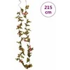 Gėlių girliandos, 6vnt., rožių spalvos, 215cm