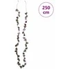 Gėlių girliandos, 6vnt., šviesiai violetinės, 250cm