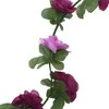 Gėlių girliandos, 6vnt., šviesiai violetinės, 250cm