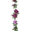 Gėlių girliandos, 6vnt., šviesiai violetinės, 250cm