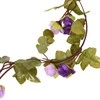 Gėlių girliandos, 6vnt., šviesiai violetinės, 215cm