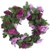 Gėlių girliandos, 6vnt., šviesiai violetinės, 250cm