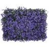 Dirbtinių lapų tvoros, 24vnt., violetinės, 40x60cm