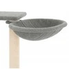 Draskyklė katėms su draskymo stovais, šviesiai pilka, 82cm