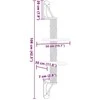 Draskyklė katėms su draskymo stovu, tamsiai pilka, 108cm