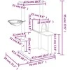 Draskyklė katėms su stovais iš sizalio, kreminės spalvos, 95cm