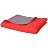 131556 Double-sided Quilted Bedspread Raudona and Pilkas 220x240 cm