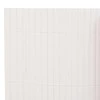Dvipusė sodo tvora, baltos spalvos, 110x500cm