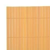 Dvipusė sodo tvora, geltona, 90x300cm, PVC