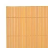 Dvipusė sodo tvora, geltona, 90x500cm, PVC