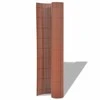 Dvipusė sodo tvora, ruda, 90x300cm, PVC