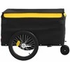 Dviračio priekaba, juodos ir geltonos spalvos, 30kg, geležis