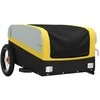 Dviračio priekaba, juodos ir geltonos spalvos, 30kg, geležis
