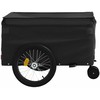 Dviračio priekaba, juodos spalvos, 45kg, geležis