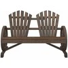 Dvivietė sodo adirondack kėdė, eglės medienos masyvas