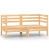 Dvivietė sodo sofa, pušies medienos masyvas