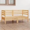 Dvivietė sodo sofa, pušies medienos masyvas